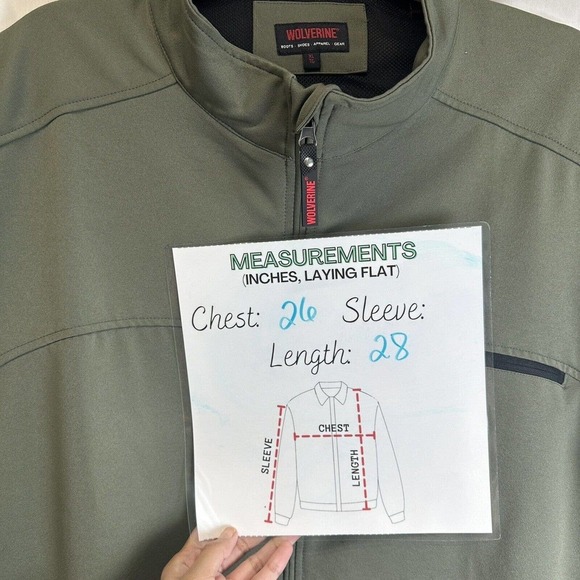 Wolverine Men's Vest Full Zip Up Jacket Size XL Green Sleeveless Gorpcore - Picture 8 of 12